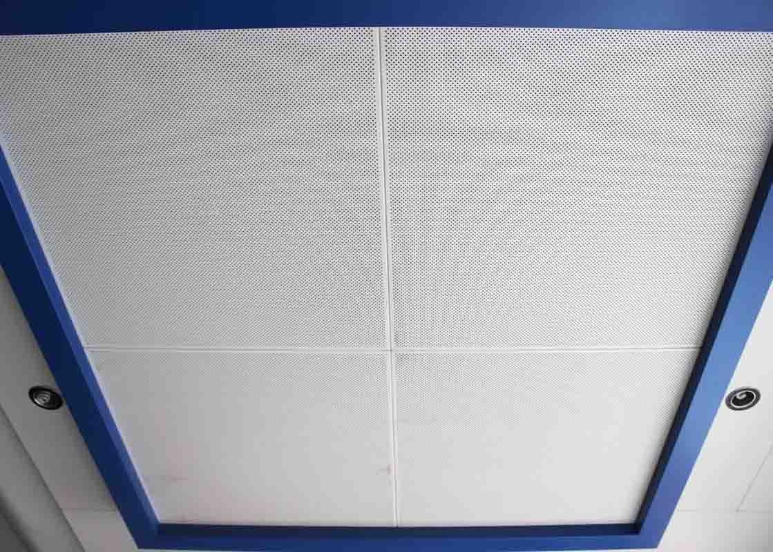DIA 4.0 Powder Coating Metal Ceiling Tiles , Durable Perforated