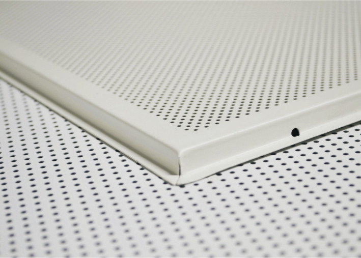 Lay In Perforated Metal False Ceiling Aluminum With T Tee Bar