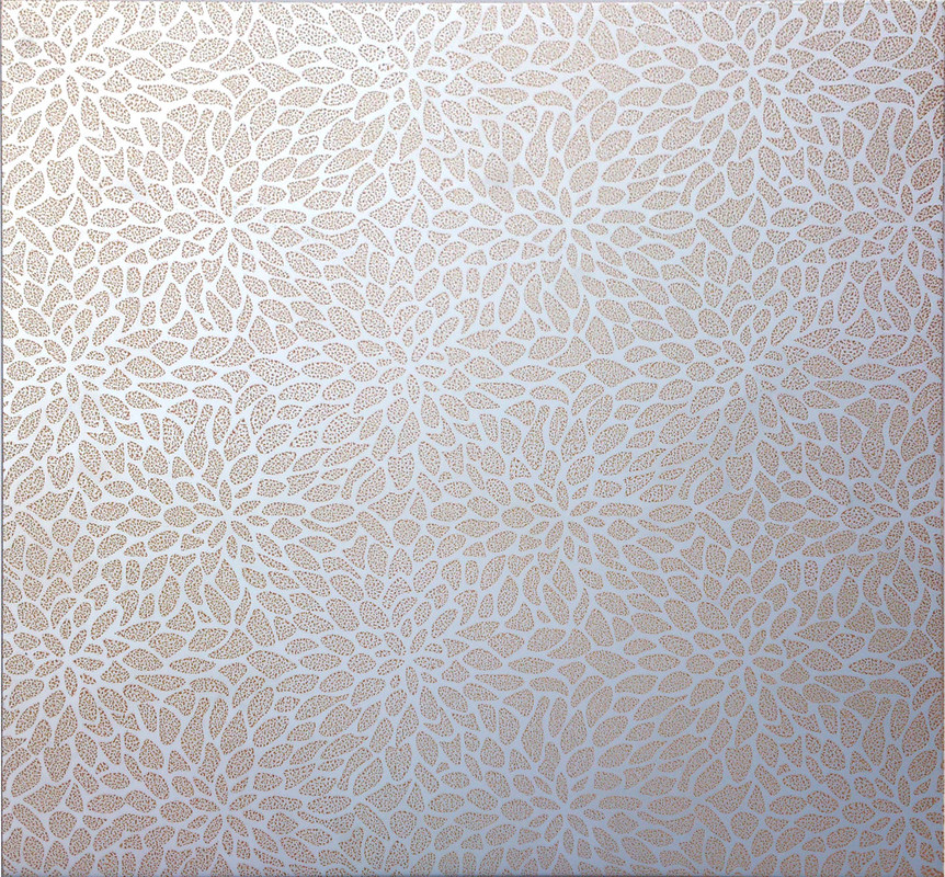 Techo de aluminio texturizado presionado artístico, tejas falsas