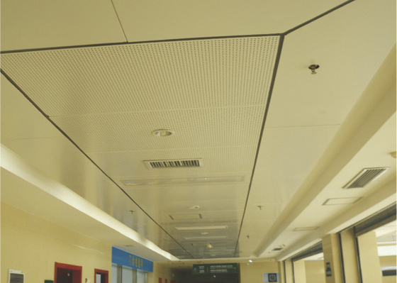 Interior Roof Board Perforated Metal Ceiling Aluminium Panel Fireproof Aluminum Suspended Ceiling