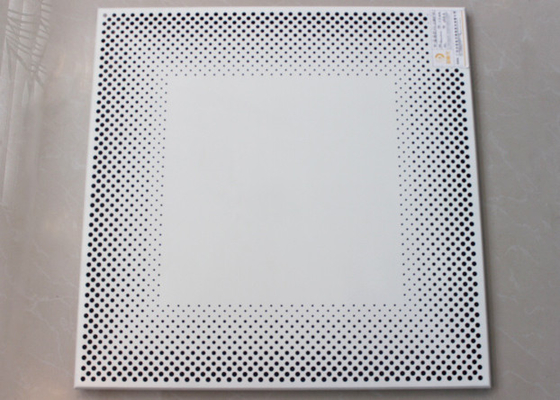 Suspending Acoustic Ceiling Tiles / Custom Made Perforation Pattern available