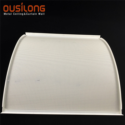 0.5mm Acoustic Flat Clip In False Ceiling For Decoration