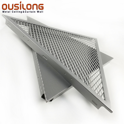 Right Edge 1.2mm Perforated Acoustic Tiles For School