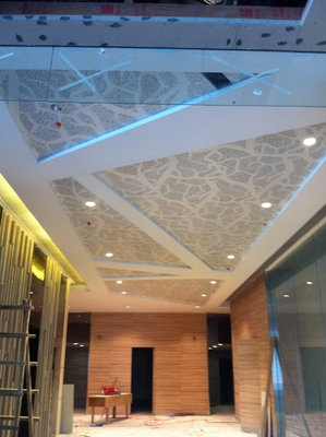 Resistance  wind weather Suspended Metal Ceiling for Exterior Areas , Railway Station