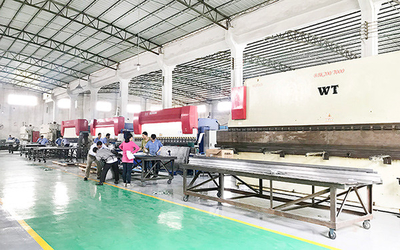 Guangzhou Ousilong Building Technology Co., Ltd factory production line