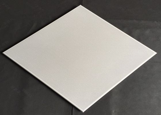 Decorated Dia 2.3mm White Clip In Ceiling Sound Absorption Easy Installation