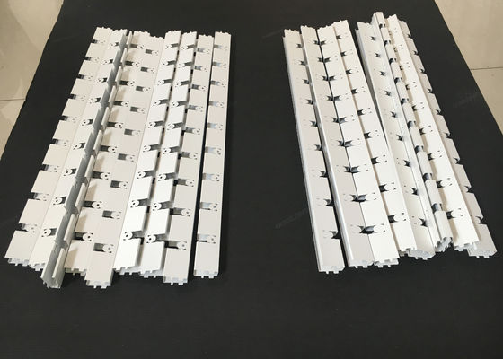 Aluminum Open Cell Ceiling Square Grid 600 * 600mm 75 * 75mm Powder Coated Finish