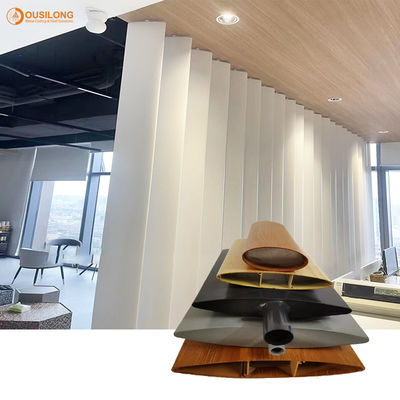 Exterior Curtain Wall Metal Facade Decorative Sun Shade Panel Aluminum Louver