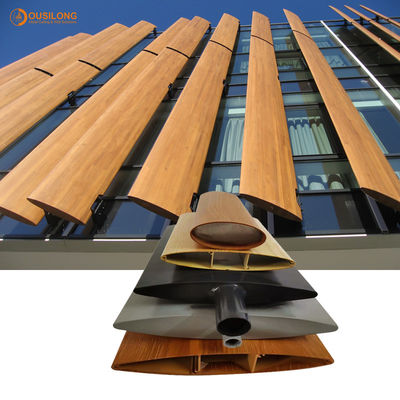 Industrial Rhombus Louver Aluminum alloy Sun Shade System anti-corrosion