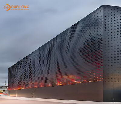 Powder Coated Perforated Metal Panel Ceiling Metal Ceilings Ideal for in Airports Shopping Malls and Educational Facilities