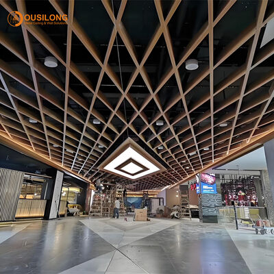 Custom Colors Aluminum Open Cell Grid Ceiling 20mm Width Versatile Ceiling System Enhancing Aesthetic and Functionality