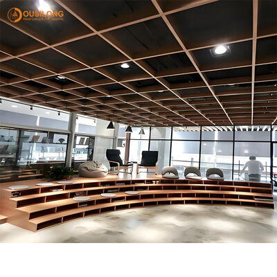 Can Be Customized Metal Grid Ceiling Corrosion Resistant Durable Material Thickness 0.4 to 0.8mm Provides Support and Modern Appearance