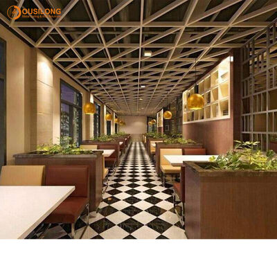 Can Be Customized Aluminum Open Cell Grid Ceiling Made from Aluminum Material Ensuring Corrosion Resistance and Long Term Performance