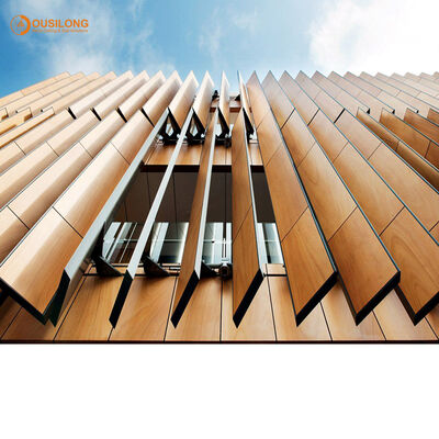 Varies By Size Aluminum Sun Shade System with Environment Friendly Benefits and Akzo Nobel Electrostatic Powder Coated Surface Coating