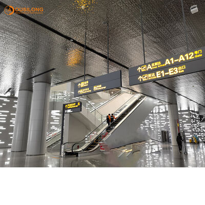 Drop-in Installationtype Water Rippled Aluminum Honeycomb Ceiling Shielding Door 9001900mm Ceiling Panel with Excellent Thermal Insulation