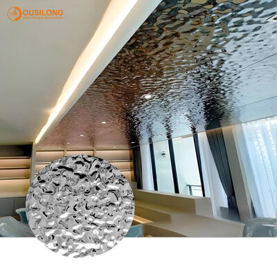 Moisture Proof water rippled aluminum honeycomb ceiling featuring 90dB shielding performance suitable for noise reduction in large spaces