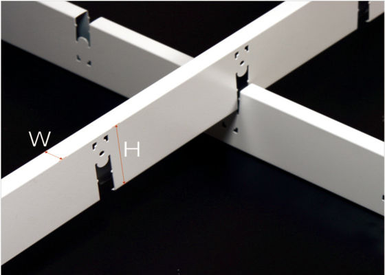 Square / Rectangle ceiling Grille Metal Grid Ceiling / Aluminum grid ceiling tiles