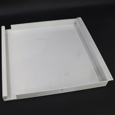 Sound - Absorbing Interior Hall Hook Suspended Metal Ceiling PE / PVDF Powder Coating