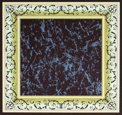 Small Check Suspending Artistic Ceiling Tegular Tiles for Home Spatial Pattern