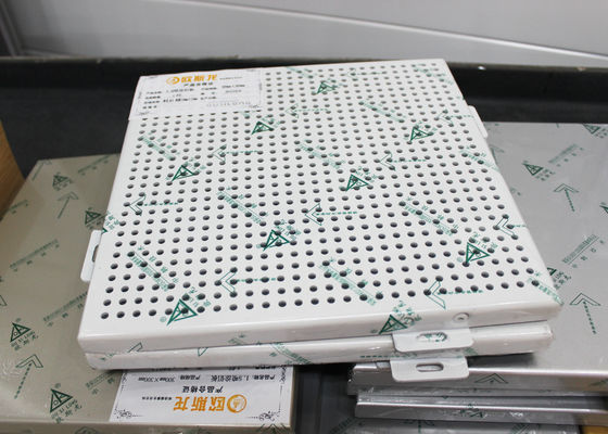 Reducing Noise Aluminum Wall Panels / Sound Absorption Building Decoration Material