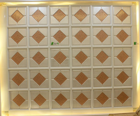 Fireproof Aluminum Artistic Ceiling Tiles 450mm x 450mm For Residential