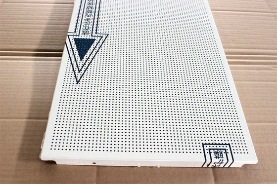 Fireproof Acoustic False Ceiling White Perforated Aluminum SGS Test