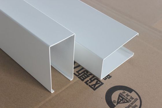 CE / SGS / Intertek Tested U Aluminum Suspended Ceiling Fireproof