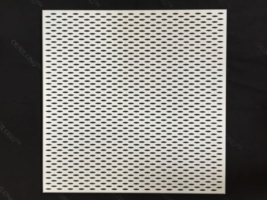 quality  600 x 600 Fireproof Acoustic Aluminum Perforated Ceiling Panel for Building Ceiling Wall Decoration factory