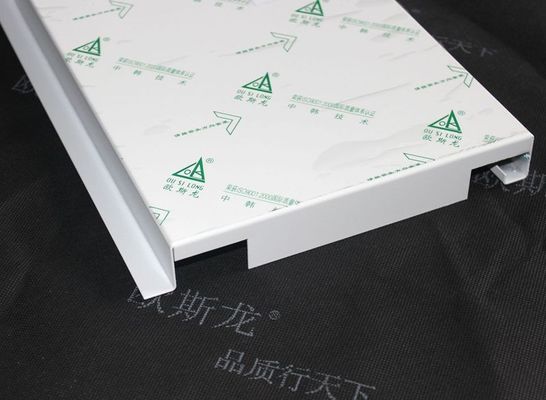 Customized Aluminum E Shaped Strip Ceiling Panel Width 200mm  Decorative