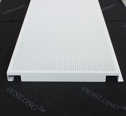 Suspended Perforated Metal Ceiling E Shaped Interior For Bulding Decorative Material
