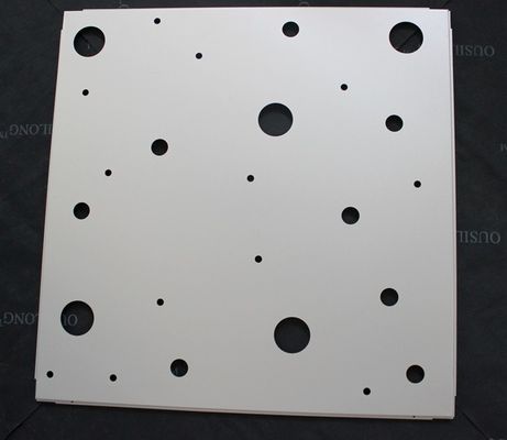Modern Perforated Anti-rust Aluminum Galvanized Steel Ceiling Suspension System  595x595mm