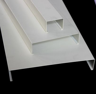Powder Coated U15, U85, U135 Aluminum Strip Suspension Ceiling For Shopping Mall