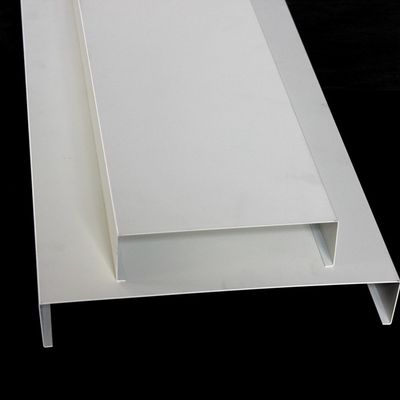 Powder Coated U15, U85, U135 Aluminum Strip Suspension Ceiling For Shopping Mall
