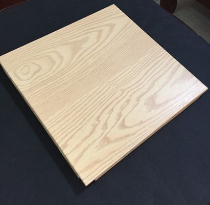 Rust Proof Commercial Ceiling Tiles Clip In Ceiling Wooden Sound Absorption