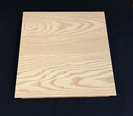 Rust Proof Commercial Ceiling Tiles Clip In Ceiling Wooden Sound Absorption