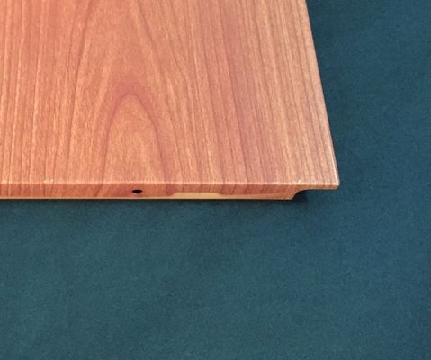 Polyester Powder Coated Wooden Decorated Ceiling Tiles 300x300 Or 600x600mm