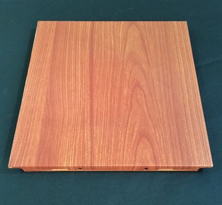Polyester Powder Coated Wooden Decorated Ceiling Tiles 300x300 Or 600x600mm