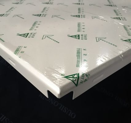 600 X 600mm Plain Metal Rustproof Aluminum Ceiling Tiles Clip In False Ceiling Panel