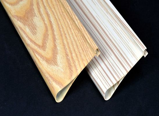 Weather Resistant 1.0mm Aluminium Baffle Ceiling , Linear Metal Suspended Ceiling