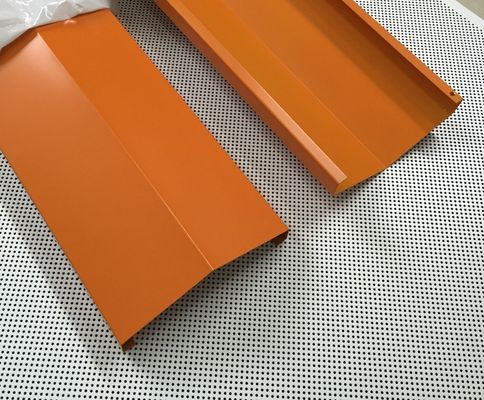 Weather Resistant Powder Coated Aluminum U Shaped Strip Residential Ceiling Tiles