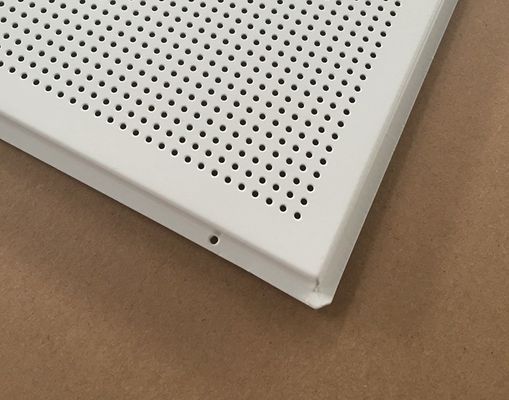 595x1195mm Galvanized Steel Acoustic Ceiling Tiles For Shopping Malls