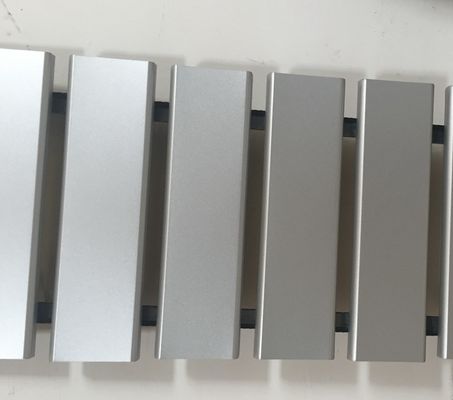 Aluminum / Galvanized 84R Suspended Linear Metal Ceiling for Interior Decoration