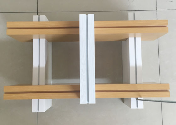 Aluminum Profile Wood Grain Color Metal Baffle Ceiling Modern Ceiling Decoration