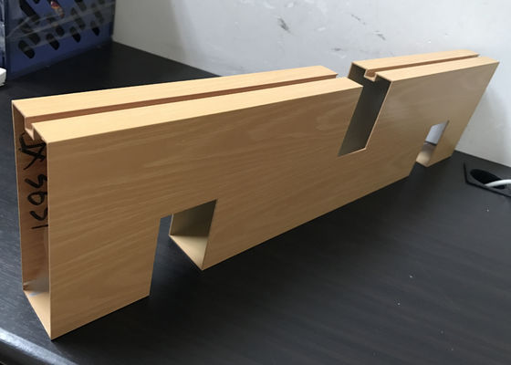 Suspended Commercial Metal Baffle Ceiling Panel Pre - Paint Coating / Powder Coated