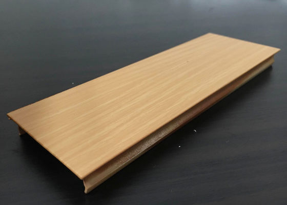 Easy Installation Commercial Ceiling Tiles White Profile Linear Metal Baffle Ceiling