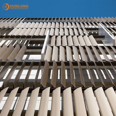 Metallaire Aluminum Suspended Metal Ceiling Curling Plug in Blade Ceiling