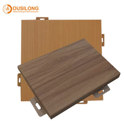 Building Decorative Materials Wooden Double Curved Aluminium Aluminum Wall Ceiling Panels
