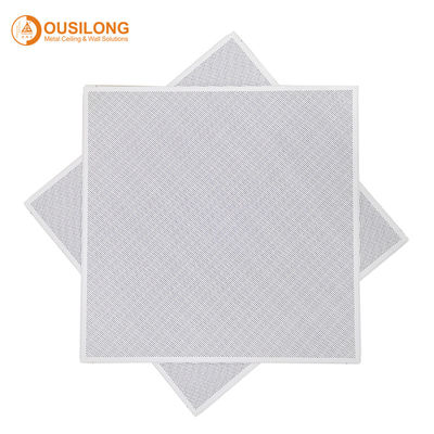 Tee bar Installed Suspended Metal Ceiling Tiles , False Ceiling Panel
