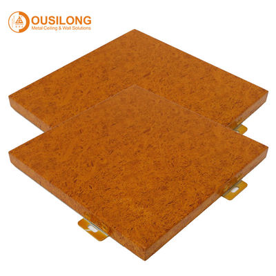 Exterior PVDF Coating Marble Aluminum / Aluminium 3D Wall Cladding Panels For Airports / Balconies Decorations