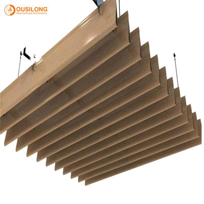Indoor Linear Strip Metal Ceiling Water Drip For Suspended Ceiling , Weather Resistance Decoration